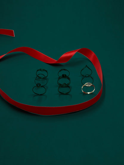 Moirai Stacking Ring