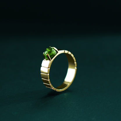 Tsavoitegemstone14karatgoldring