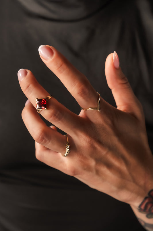 Cloudy Lux Ring
